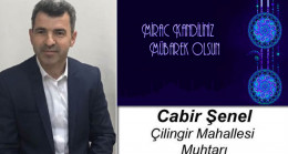 Cabir Şenel’in Miraç Kandili Mesajı