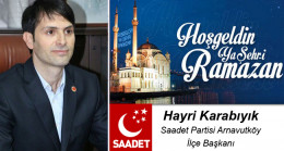 Hayri Karabıyık’ın Ramazan Ayı Mesajı