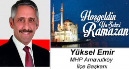 Yüksel Emir’in Ramazan Ayı Mesajı