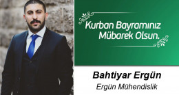 Bahtiyar Ergün’ün Kurban Bayramı Mesajı