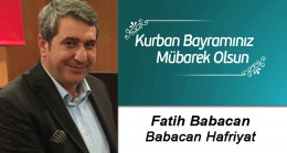 Fatih Babacan’ın Kurban Bayramı Mesajı