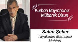 Salim Şeker’in Kurban Bayramı Mesajı