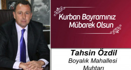 Tahsin Özdil’in Kurban Bayramı Mesajı