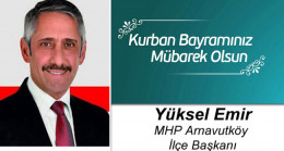 Yüksel Emir’in Kurban Bayramı Mesajı