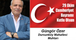 Güngör Özer’in Cumhuriyet Bayramı Mesajı