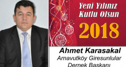 Ahmet Karasakal’ın Yeni Yıl Mesajı
