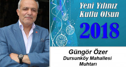 Güngör Özer’in Yeni Yıl Mesajı