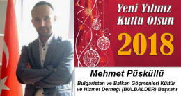 Mehmet Püsküllü’nün Yeni Yıl Mesajı