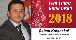 Şaban Karasakal’ın Yeni Yıl Mesajı