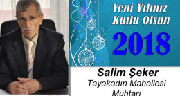 Salim Şeker’in Yeni Yıl Mesajı