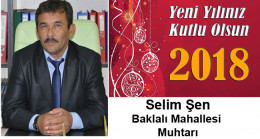 Selim Şen’in Yeni Yıl Mesajı