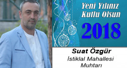 Suat Özgür’ün Yeni Yıl Mesajı