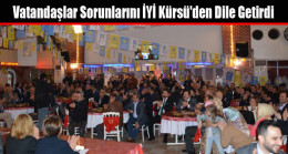Vatandaşlar Sorunlarını İYİ Kürsü’den Dile Getirdi