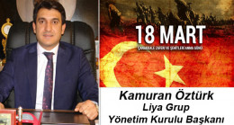 Kamuran Öztürk’ün Çanakkale Zaferi ve Şehitleri Anma Günü Mesajı