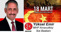 Yüksel Emir’in Çanakkale Zaferi ve Şehitleri Anma Günü Mesajı