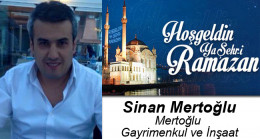 Sinan Mertoğlu’nun Ramazan Ayı Mesajı