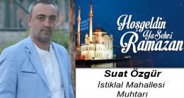 Suat Özgür’ün Ramazan Ayı Mesajı