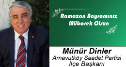 Münür Dinler’in Ramazan Bayramı Mesajı