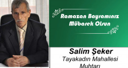 Salim Şeker’in Ramazan Bayramı Mesajı