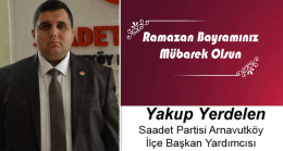 Yakup Yerdelen’in Ramazan Bayramı Mesajı