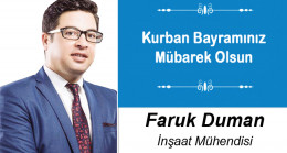 Faruk Duman’ın Kurban Bayramı Mesajı