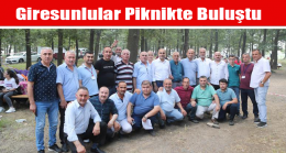 Giresunlular Piknikte Buluştu