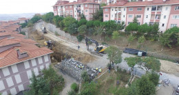 Çöken İstinat Duvarı Yenilendi