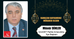 Münür Dinler’in Ramazan Bayramı Mesajı