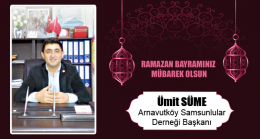 Ümit Süme’nin Ramazan Bayramı Mesajı