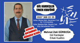 Mehmet Zeki Gürboğa’nın Kurban Bayramı Mesajı