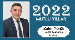 Zafer Yörük’ün Yeni Yıl Mesajı