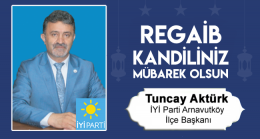 Tuncay Aktürk’ün Regaib Kandili Mesajı