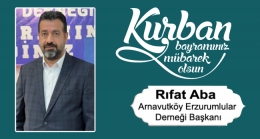 Rıfat Aba’nın Kurban Bayramı Mesajı