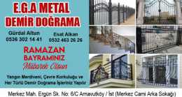E.G.A Metal Demir Doğrama’dan Ramazan Bayramı Mesajı