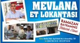 Mevlana Et Lokantası’ndan Ramazan Bayramı Mesajı