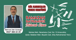 Mehmet Zeki Gürboğa’nın Ramazan Bayramı Mesajı