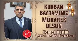 Temel Bedir’in Kurban Bayramı Mesajı