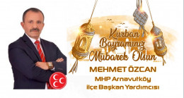 Mehmet Özcan’ın Kurban Bayramı Mesajı