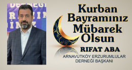 Rıfat Aba’nın Kurban Bayramı Mesajı