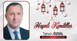 Tahsin Özdil’in Mevlid Kandili Mesajı