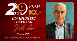 Cemal Öz’ün Cumhuriyet Bayramı Mesajı