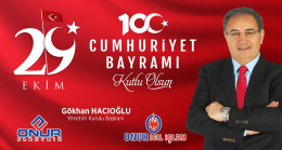 Gökhan Hacıoğlu’nun Cumhuriyet Bayramı Mesajı