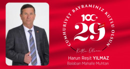 Harun Reşit Yılmaz’ın Cumhuriyet Bayramı Mesajı