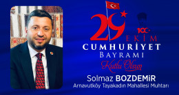 Solmaz Bozdemir’in Cumhuriyet Bayramı Mesajı