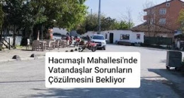 Hacımaşlı Mahallesi’nde Vatandaşlar Sorunların Çözülmesini Bekliyor