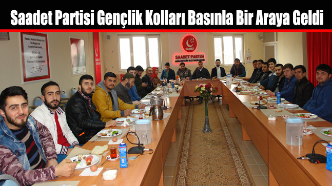 Saadet Partisi Arnavutköy Gençlik Kolları Basınla Bir Araya Geldi