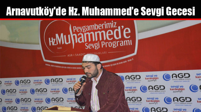 Arnavutköy’de Hz. Muhammed’e Sevgi Gecesi