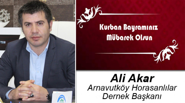 Ali Akar’ın Kurban Bayramı Mesajı