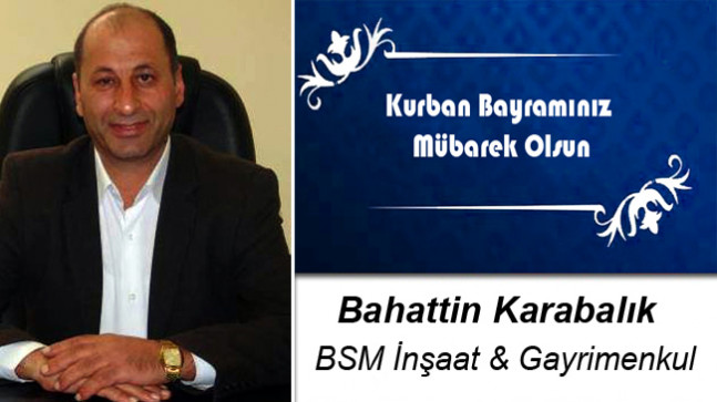 Bahattin Karabalık’ın Kurban Bayramı Mesajı