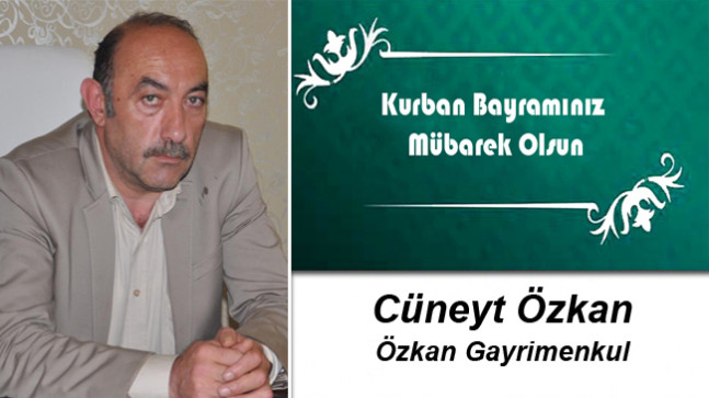 Cüneyt Özkan’ın Kurban Bayramı Mesajı